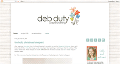 Desktop Screenshot of debduty.com