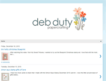 Tablet Screenshot of debduty.com